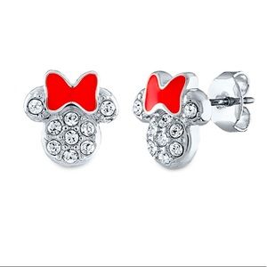 DISNEY Minnie mouse Swarovski earrings